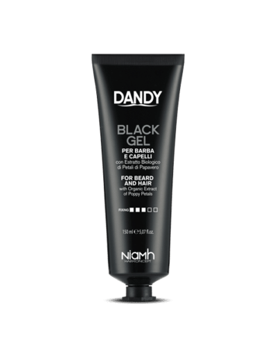 Dandy Black Gel - Gel barba e capelli grigi